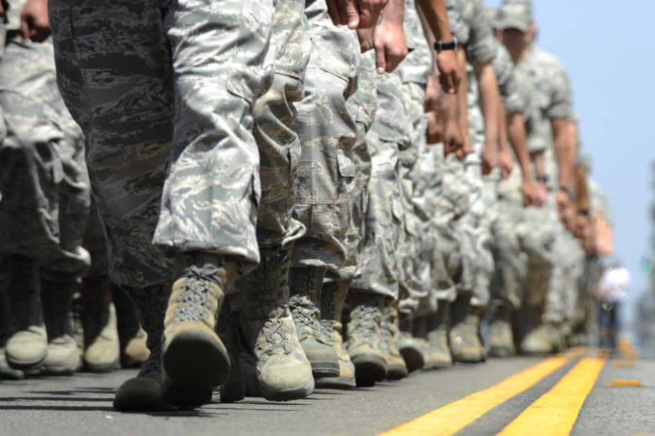 Team V participate in Torrance's 53rd Annual Armed Forces Day Parade
