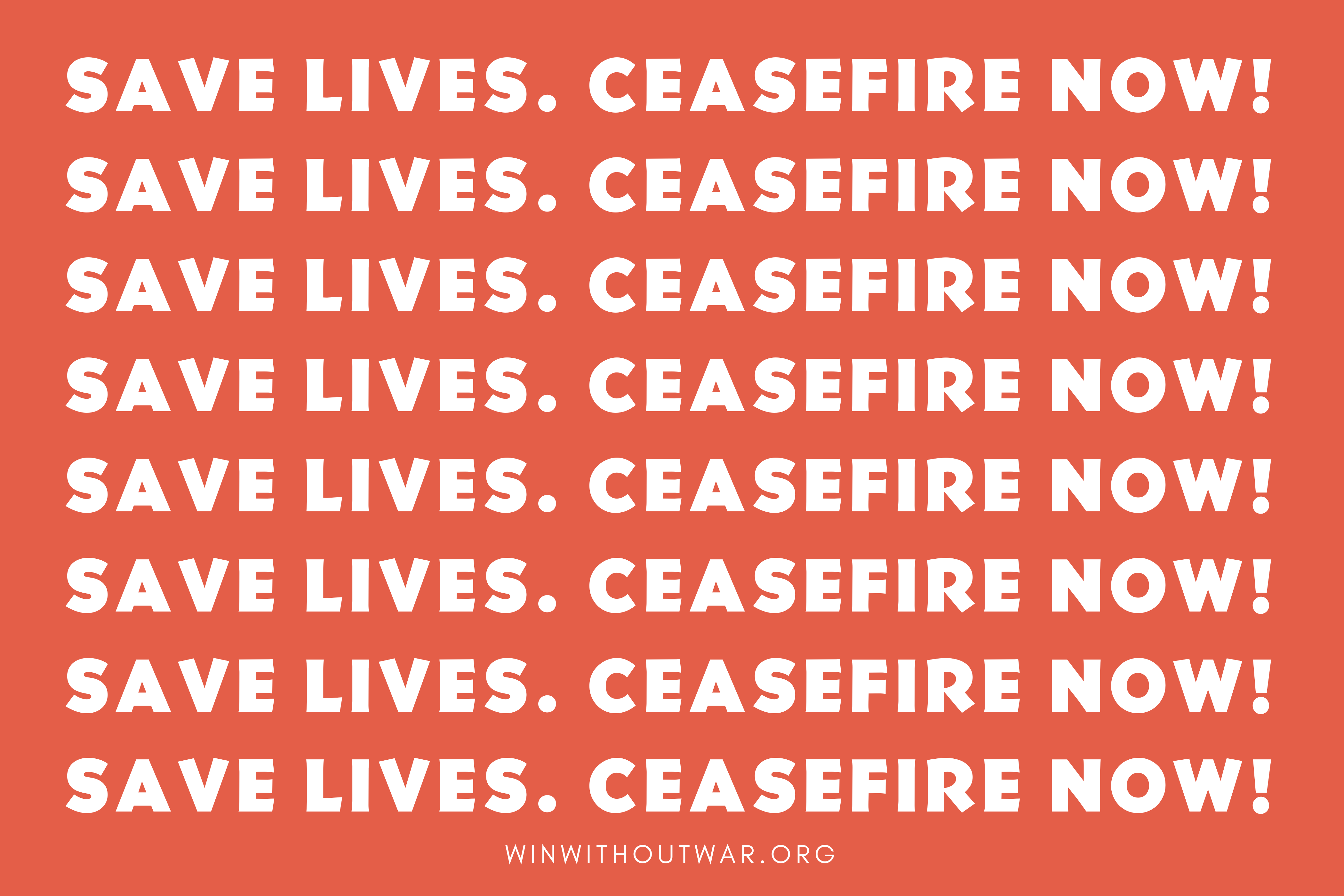 Congressional Support For Ceasefire Win Without War